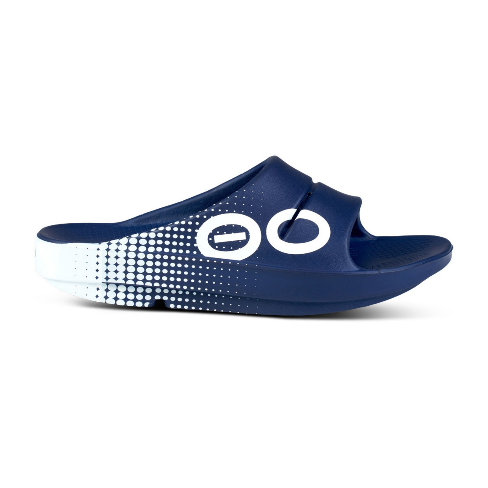 Oofos OOahh Sport in BLAU