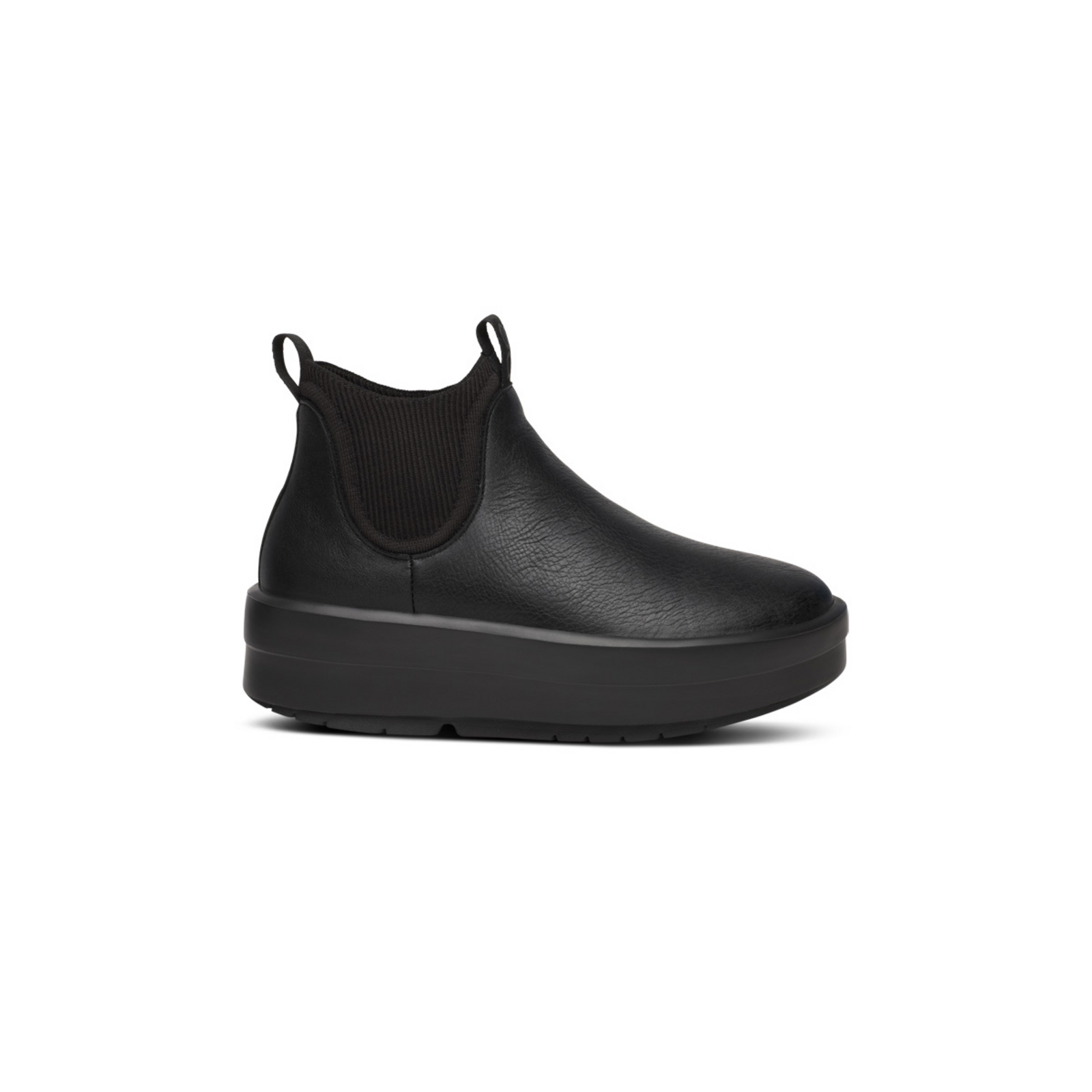 Oofos W OOmega LNDR Leather in SCHWARZ